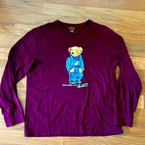Long Sleeve Polo Bear tee